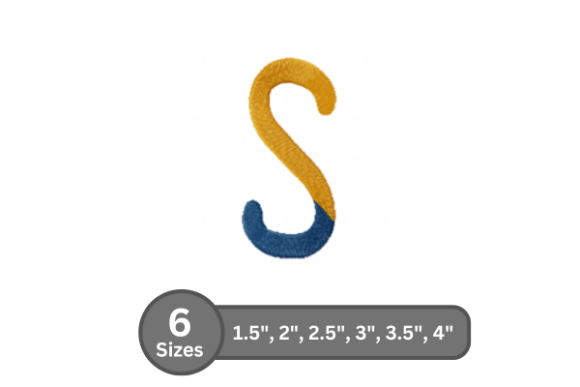 Chalk Split Alphabet -S: A Definitive Guide to Textured Fill Stitch Typography