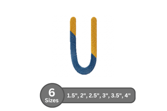 Chalk Split Alphabet -U: A Strategic Asset for Professional Embroidery