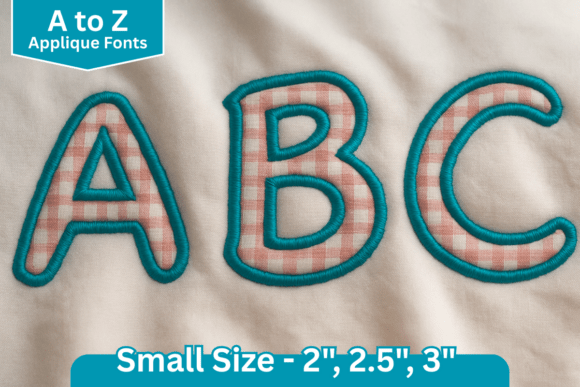 Doodle Stitch Applique Embroidery Font: A Modern Twist on Handmade Textiles