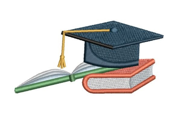 Graduation Cap and Books: A Guide to Perfecting Your Embroidery Design