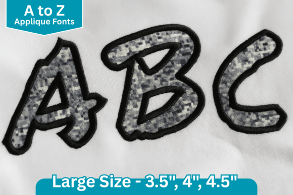 Graffiti Applique Embroidery Font: Elevating Textile Design with Urban Style