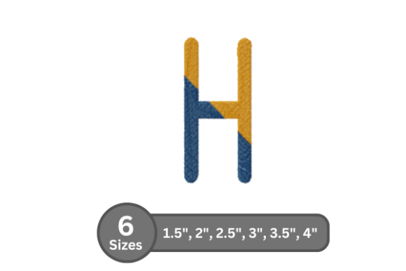 Mastering the Chalk Split Alphabet -H for Professional Embroidery Results