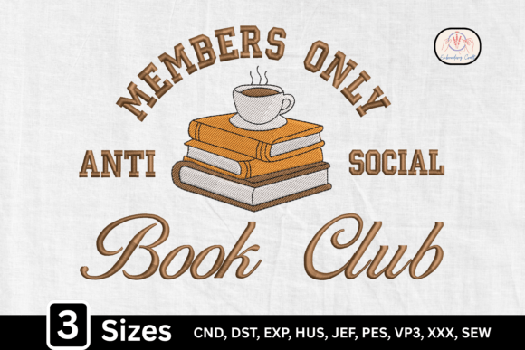 Members Only Anti Social Book Club: A Guide to Better Embroidery Choices