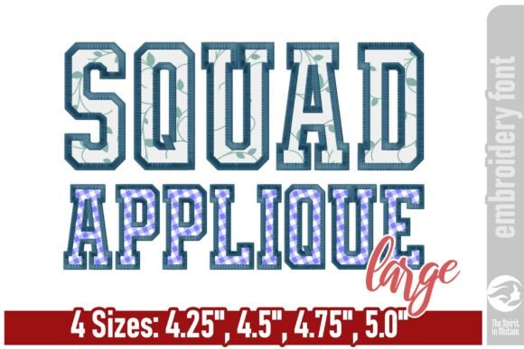 Squad Varsity Applique Font - Large: A Practical Guide for Creators