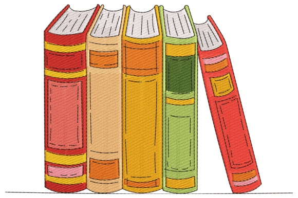 Stacked Books: A Practical Guide to Evaluating This Whimsical Embroidery Design