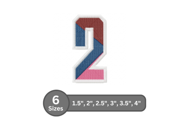 Street Varsity Number -2: A Stylish Embroidery Font
