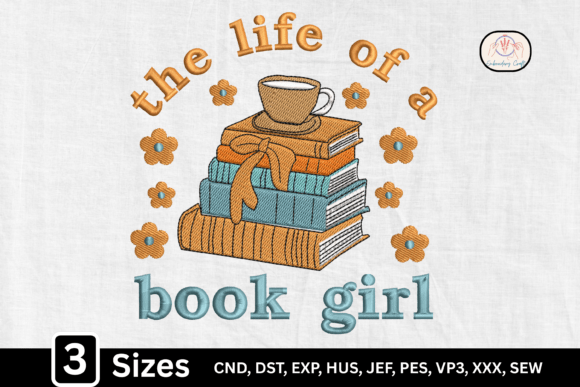 The Life of a Book Girl, Book Stack Design