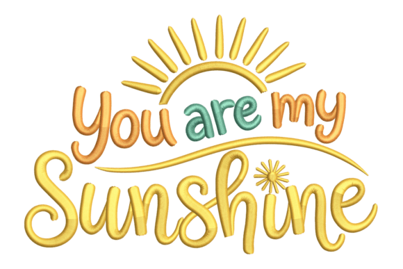You Are My Sunshine: Elevating Embroidery Projects with Timeless Design